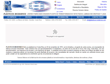 Tablet Screenshot of plasticos-modernos.com